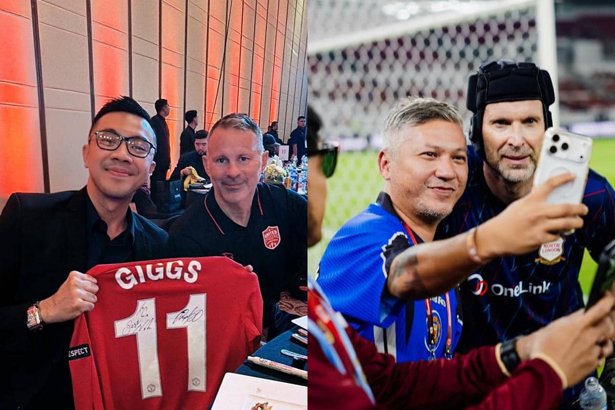 Potret Artis Ketemu Pemain United Legends-North London Legends di Jakarta