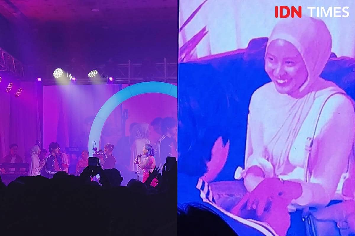 Vokalis Kasih Cincin, Penonton Lamar Kekasih di Tengah Konser Ten2Five