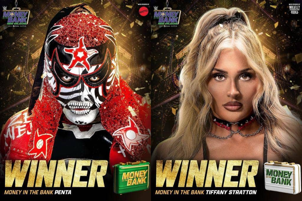 Hasil Lengkap WWE Money in the Bank 2026: Penta dan Tiffany Menang!