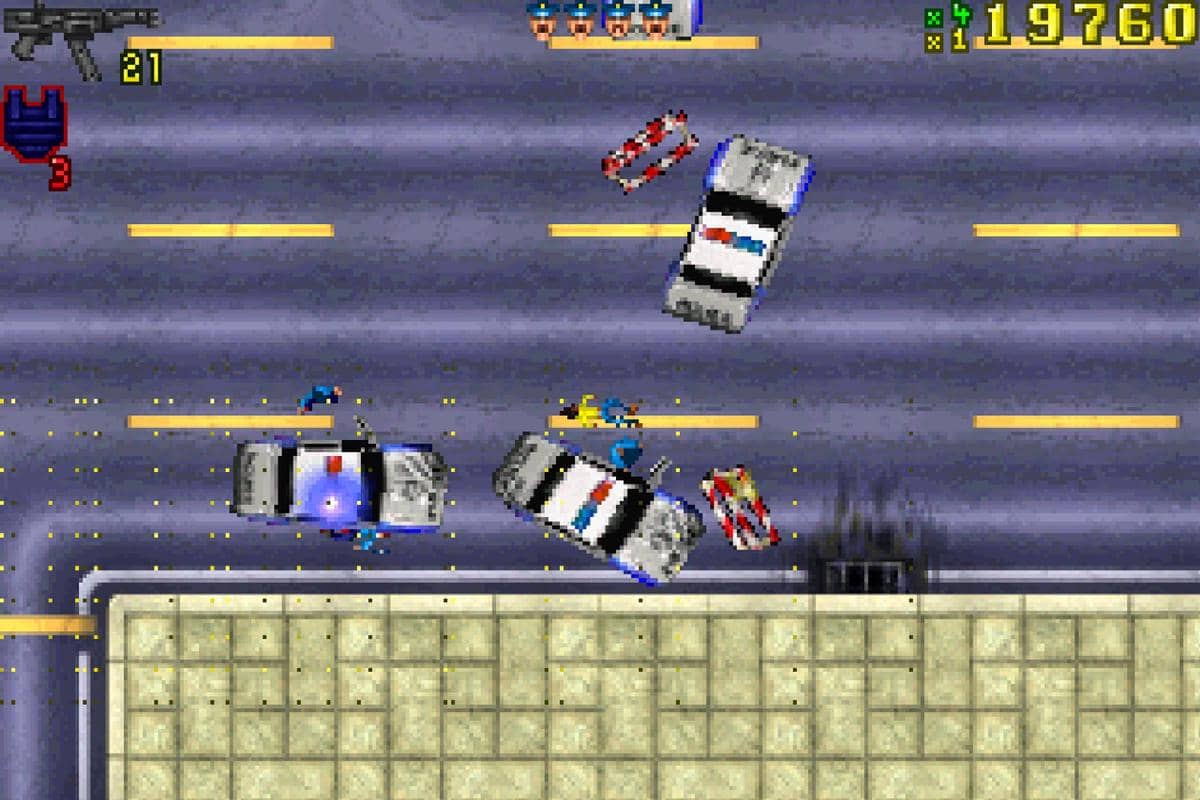 cuplikan gameplay GTA pertama