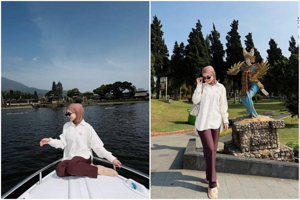Ria Ricis Liburan di Bedugul Bali, Naik Speedboat di Danau Beratan!