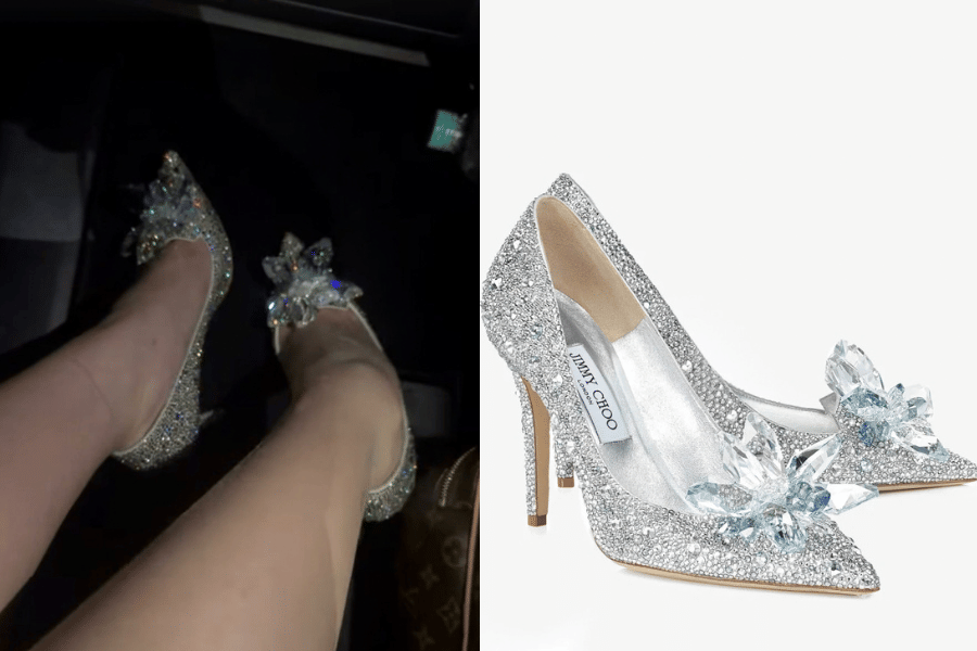 Detail Heels Crystal Amanda Manopo, Harganya sampai Rp100 Jutaan lho!