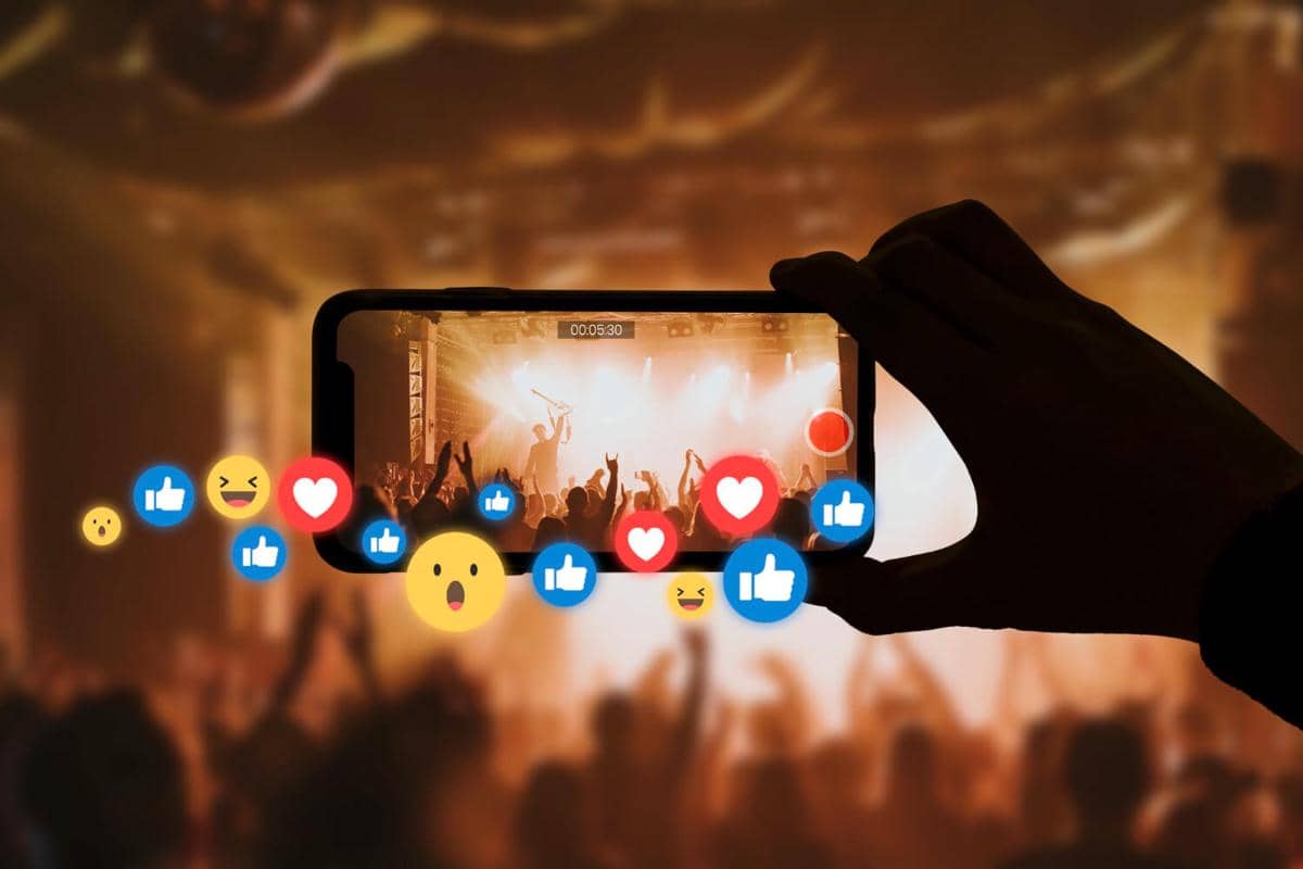 ilustrasi medsos, viral, live streaming, content creator