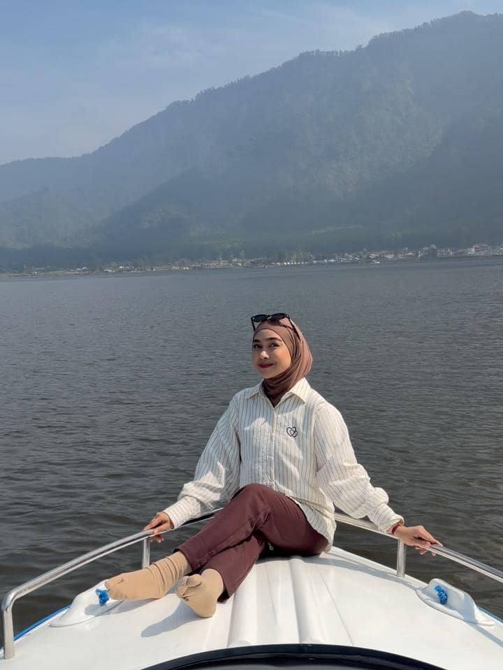 Ria Ricis liburan di Bedugul Bali