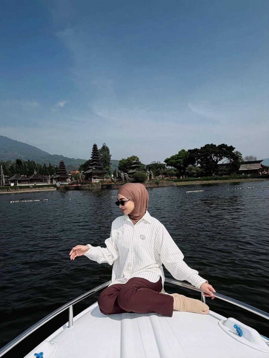 Ria Ricis liburan di Bedugul Bali