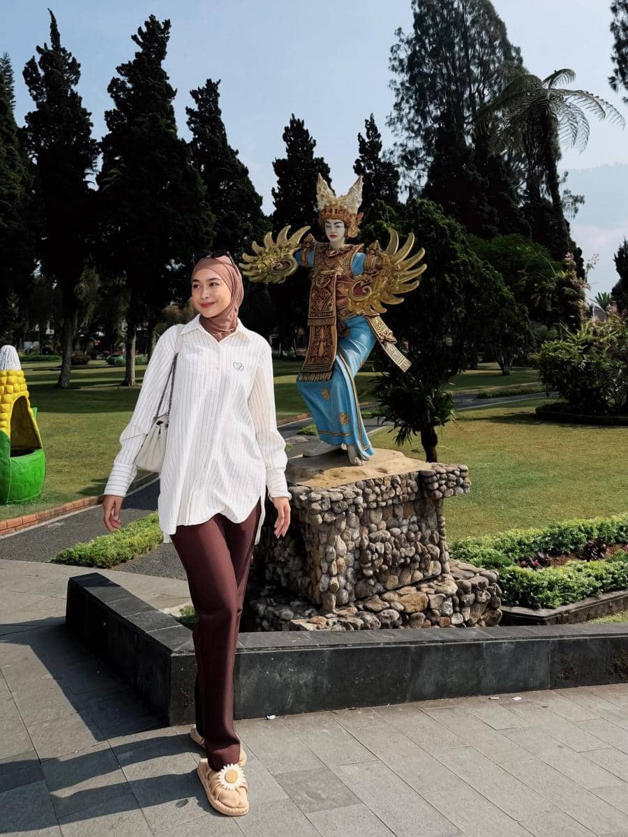Ria Ricis liburan di Bedugul Bali