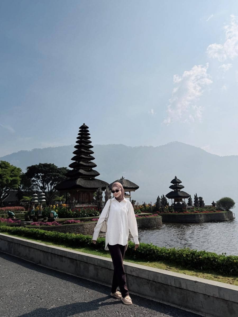 Ria Ricis liburan di Bedugul Bali