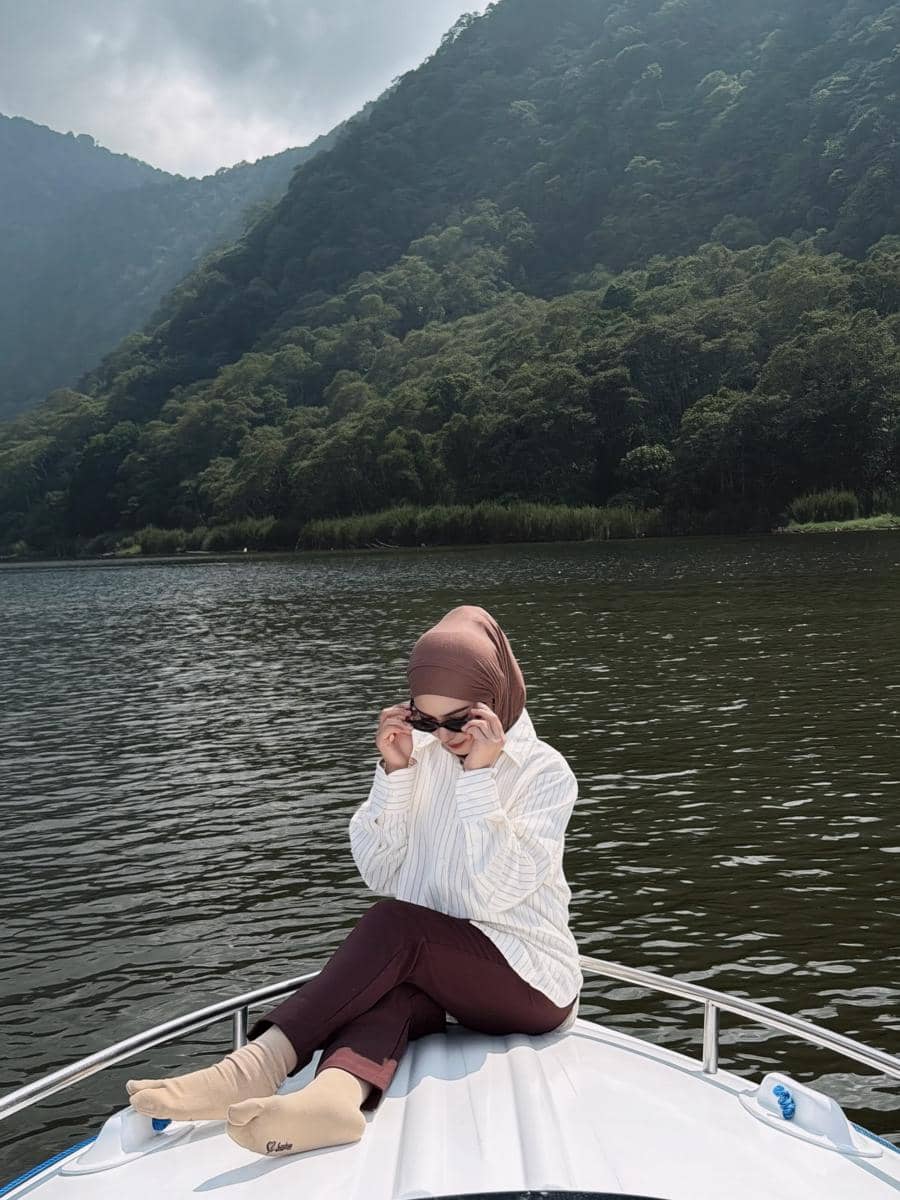 Ria Ricis liburan di Bedugul Bali