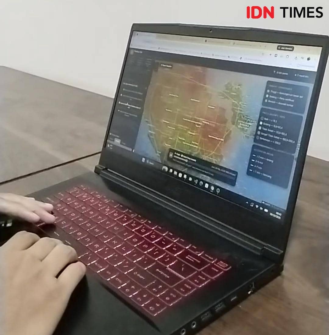 Inspiratif! Dosen di Palembang Ciptakan Pantau Api Cegah Karhutla
