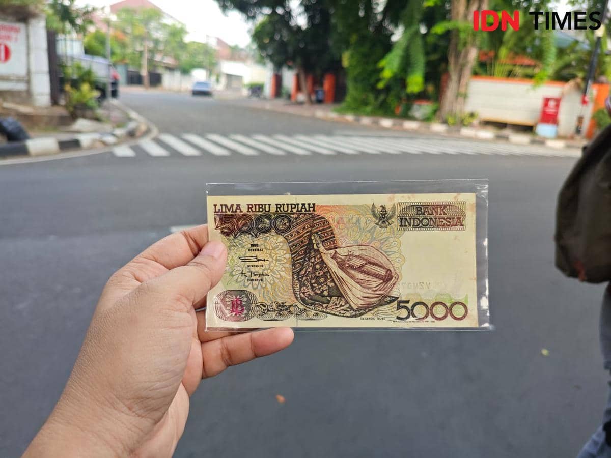Uang kertas lembar Rp5 ribu emisi tahun 1992 (IDN Times/Febriyanti Revitasari)