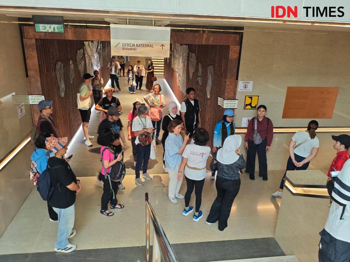 Terowongan Silaturahim (IDN Times/Febriyanti Revitasari)