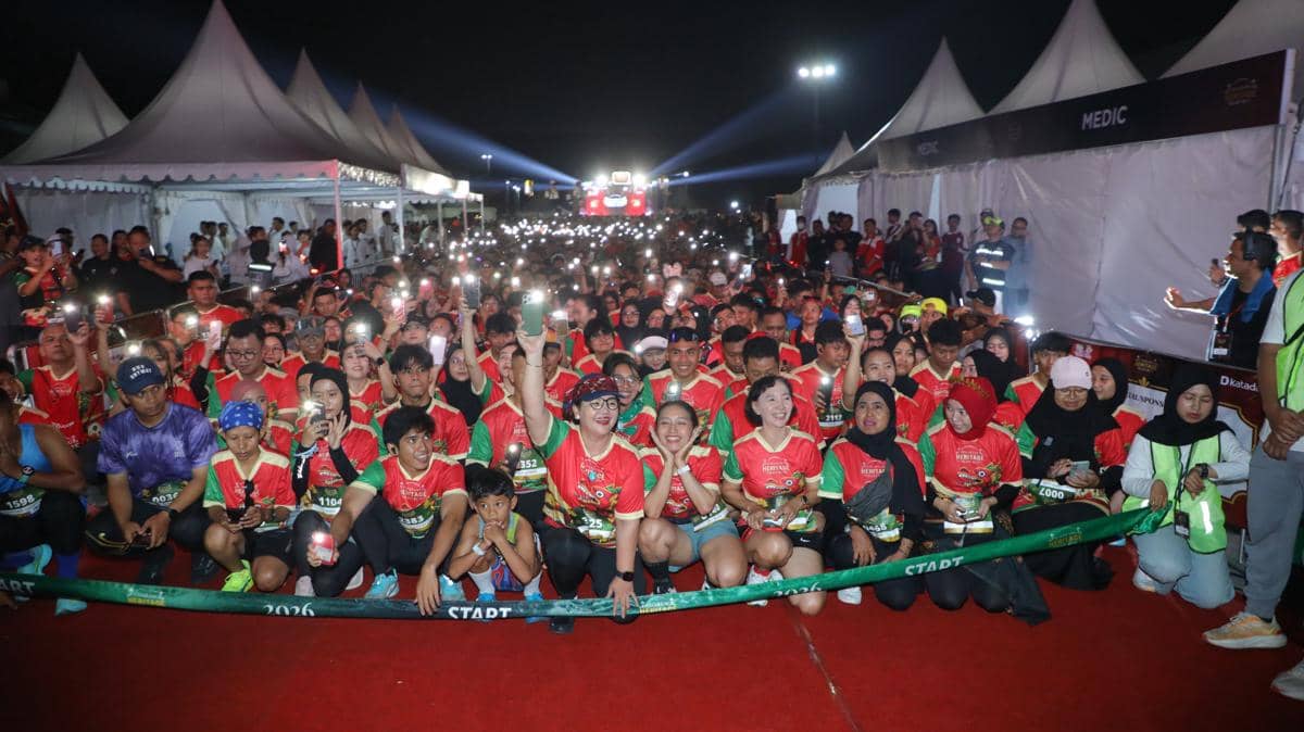 semarang heritage night run, lari, sport tourism, pelari