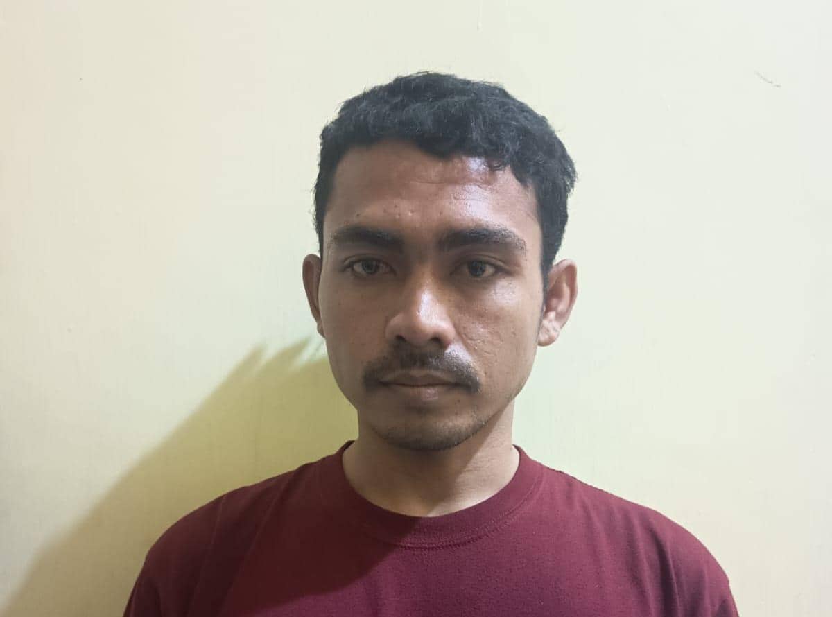 Tersangka berinisial AN alias Gerandong (28) ditangkap di Jalan Sultan Alauddin, Kelurahan Mangasa, Kecamatan Tamalate, Sabtu (10/10/2026)