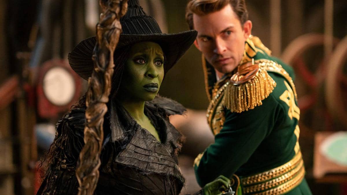 Potongan adegan dari film Wicked: For Good dalam materi promosi resmi yang dirilis Universal Pictures.