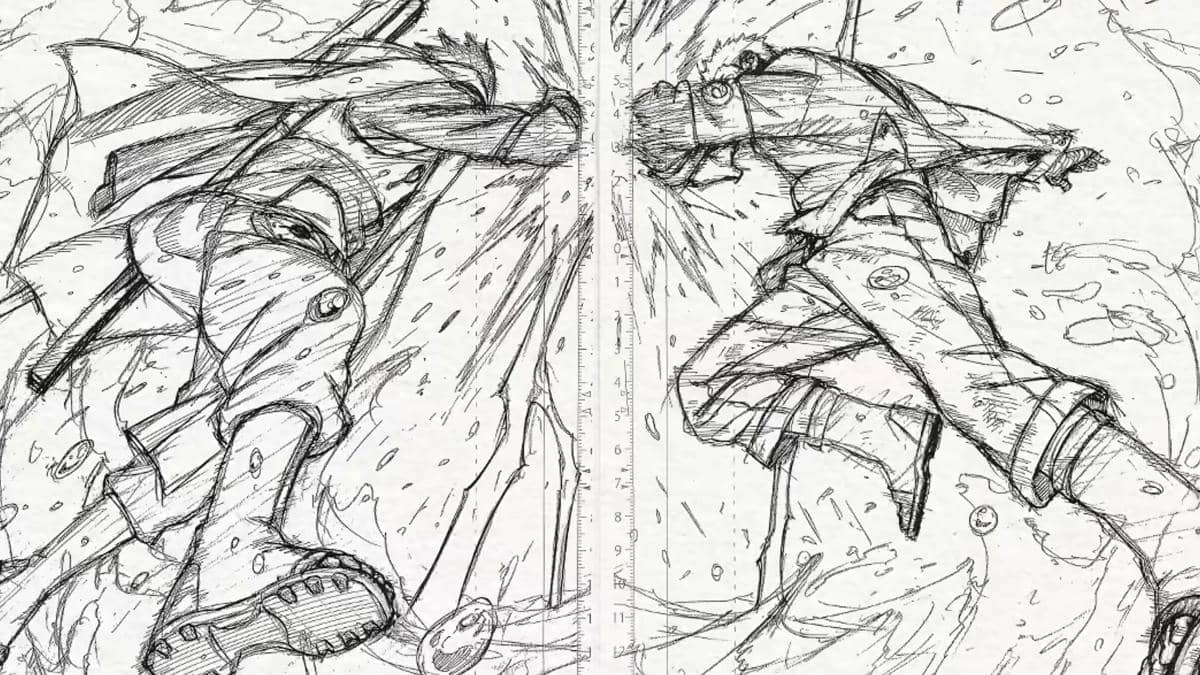 Poster visual key manga Naruto Shadow Rising yang dibagikan melalui kanal YouTube resmi Naruto dan Boruto di YouTube.