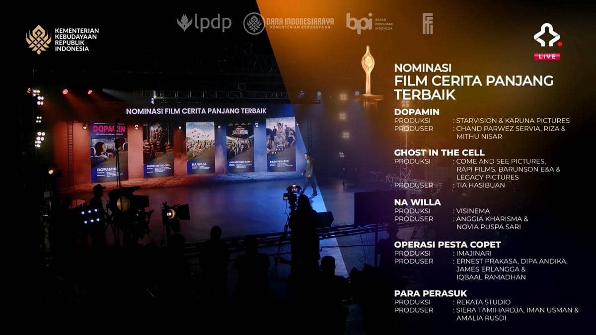 Nominasi Festival Film Indonesia 2026 