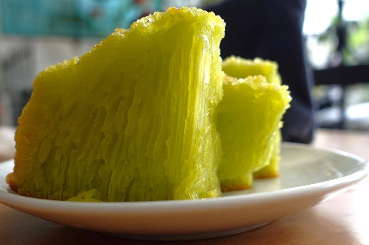 Resep Bika Ambon Green Tea, Lembut Bersarang dan Bikin Nagih!