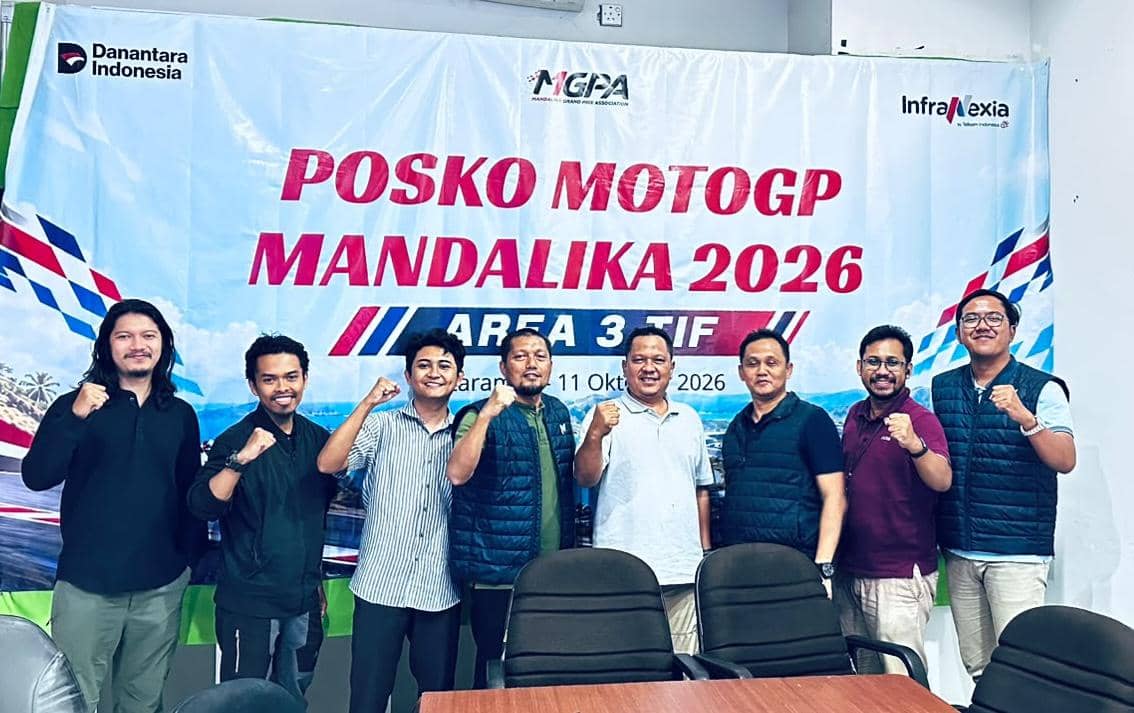 TelkomGroup Perkuat Konektivitas di Tujuh Area MotoGP Mandalika