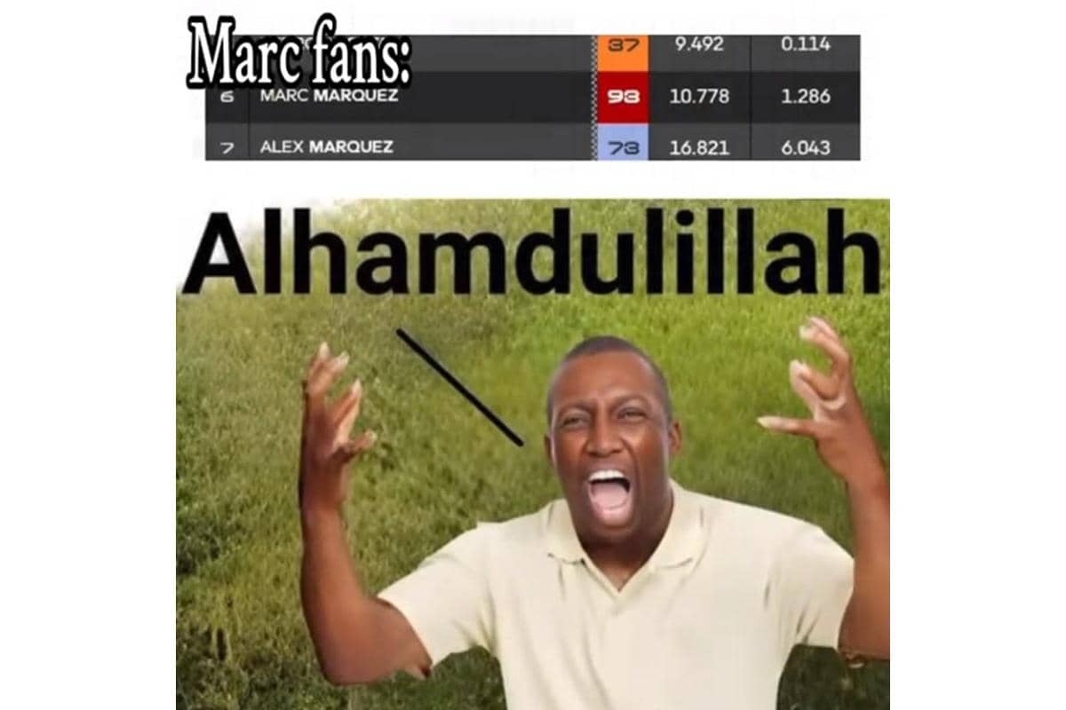 7 Meme MotoGP Mandalika 2026, Marquez Akhirnya Putus Kutukan