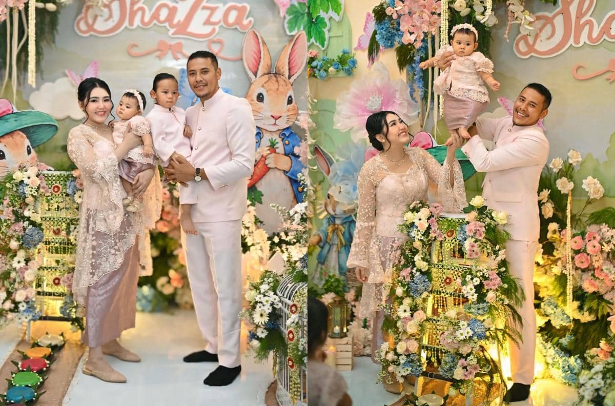 Gaya dan Dekorasi Tedak Siten Anak Kedua Via Vallen, Tema Peter Rabbit