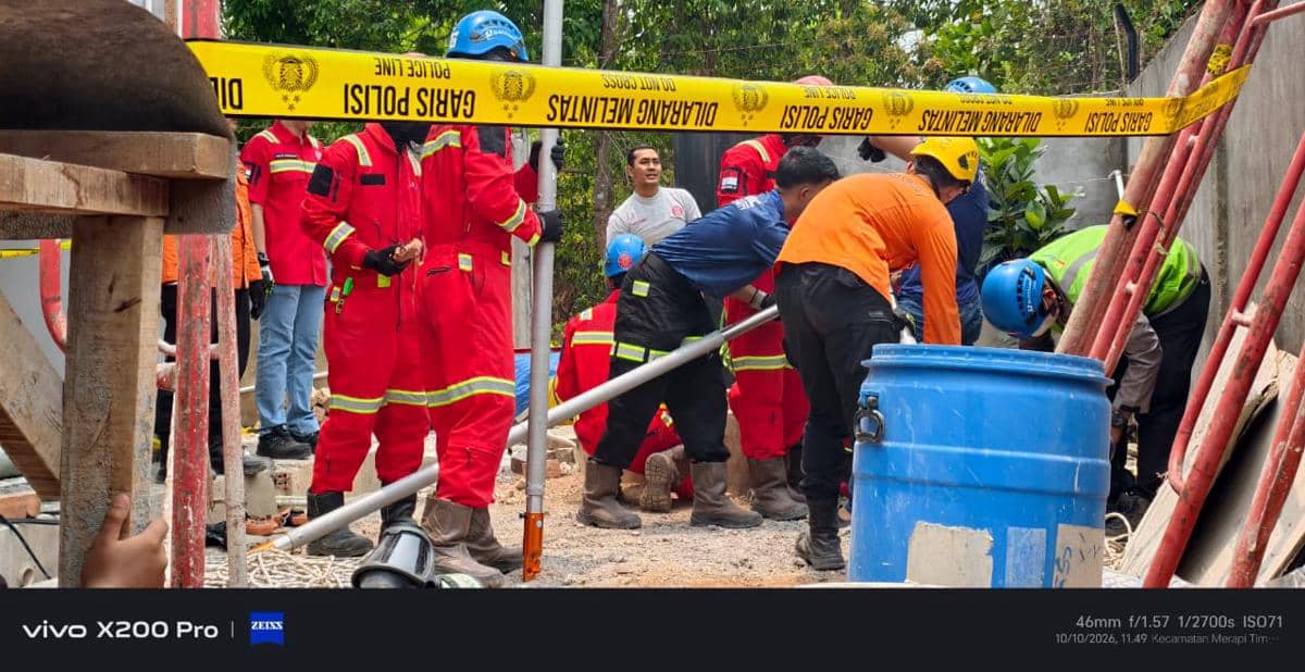 Diduga Terkena Gas Beracun, 2 Buruh Tewas di Dalam Sumur di Muara Enim