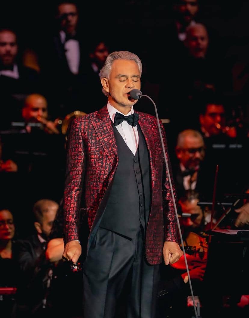Potret Andrea Bocelli yang diunggah melalui akun Instagram resmi @andreabocelliofficial.