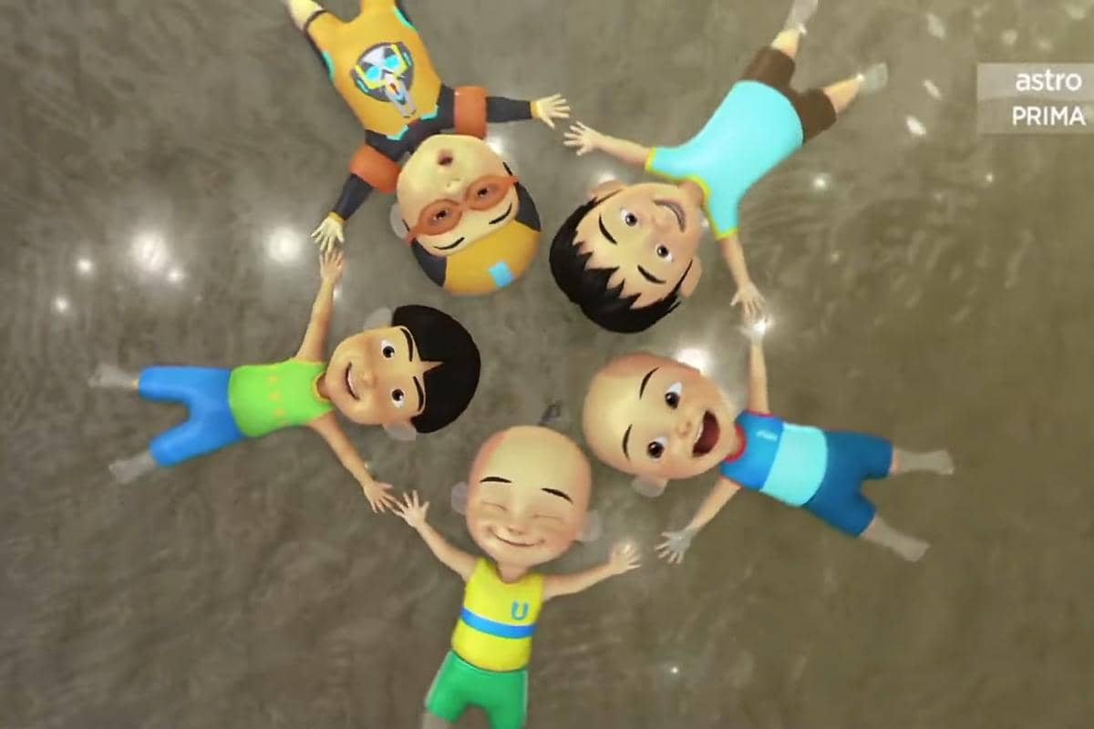 cuplikan Upin & Ipin episode Kolam Renang