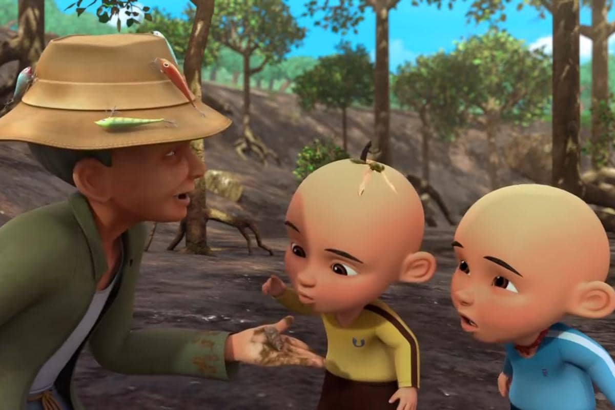 cuplikan Upin & Ipin episode Penjaga Baru 