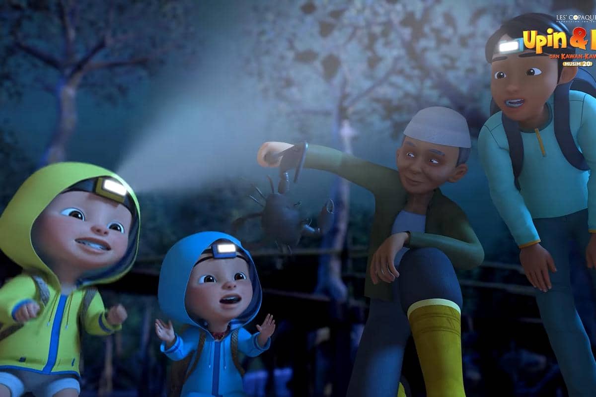 cuplikan Upin & Ipin episode Ketam Nipah 