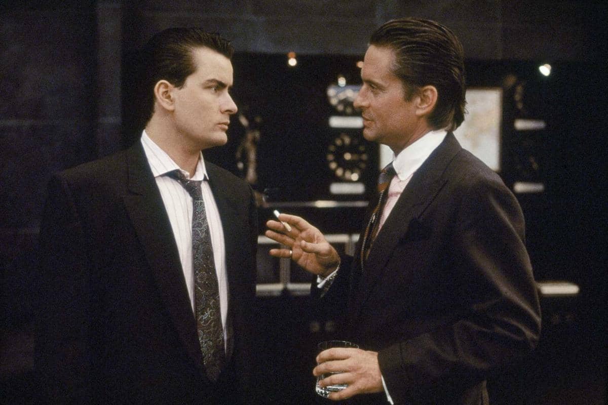 Cuplikan adegan dari film Wall Street produksi Amercent Films yang digunakan sebagai ilustrasi dalam artikel.