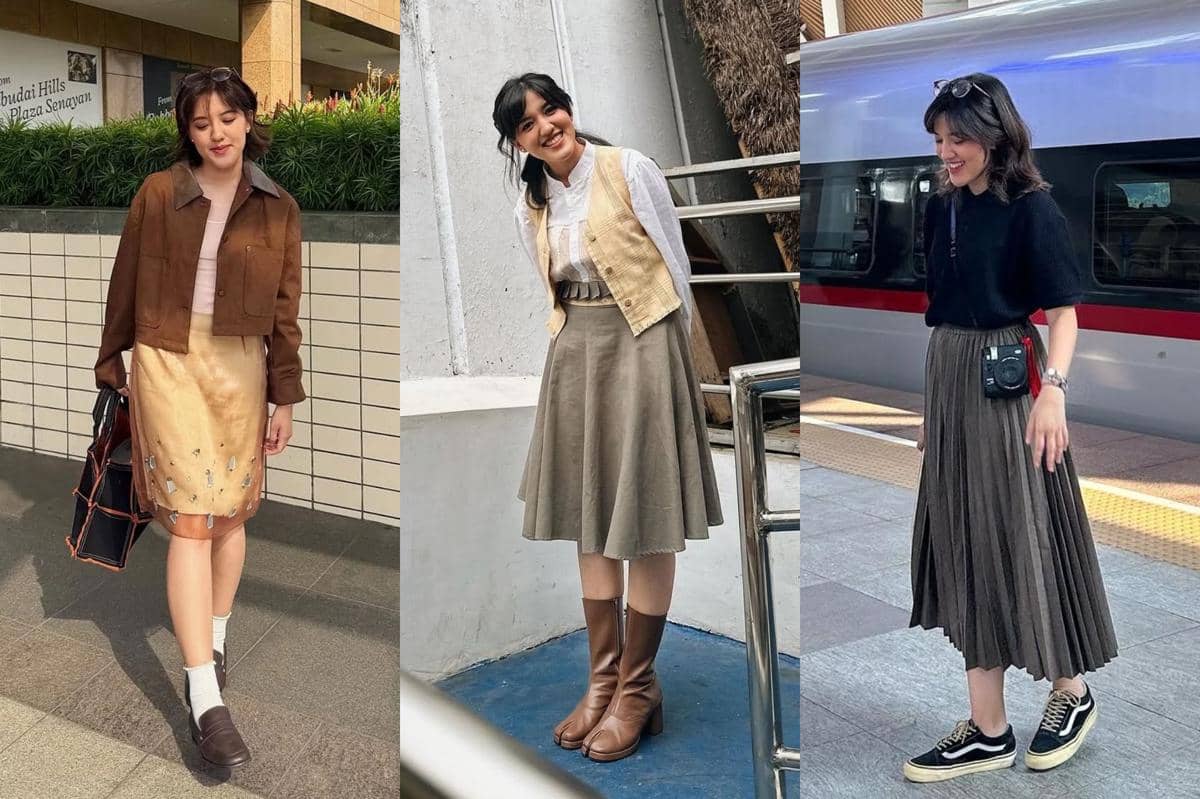 7 Gaya Outfit Bernuansa Earth Tone ala Ify Alyssa, Vibes-nya Kalem!
