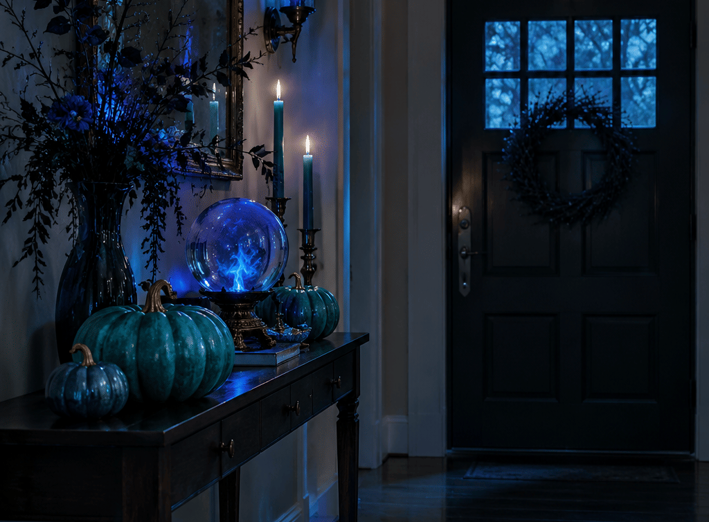 Ilustrasi tren warna dekorasi Halloween 2026