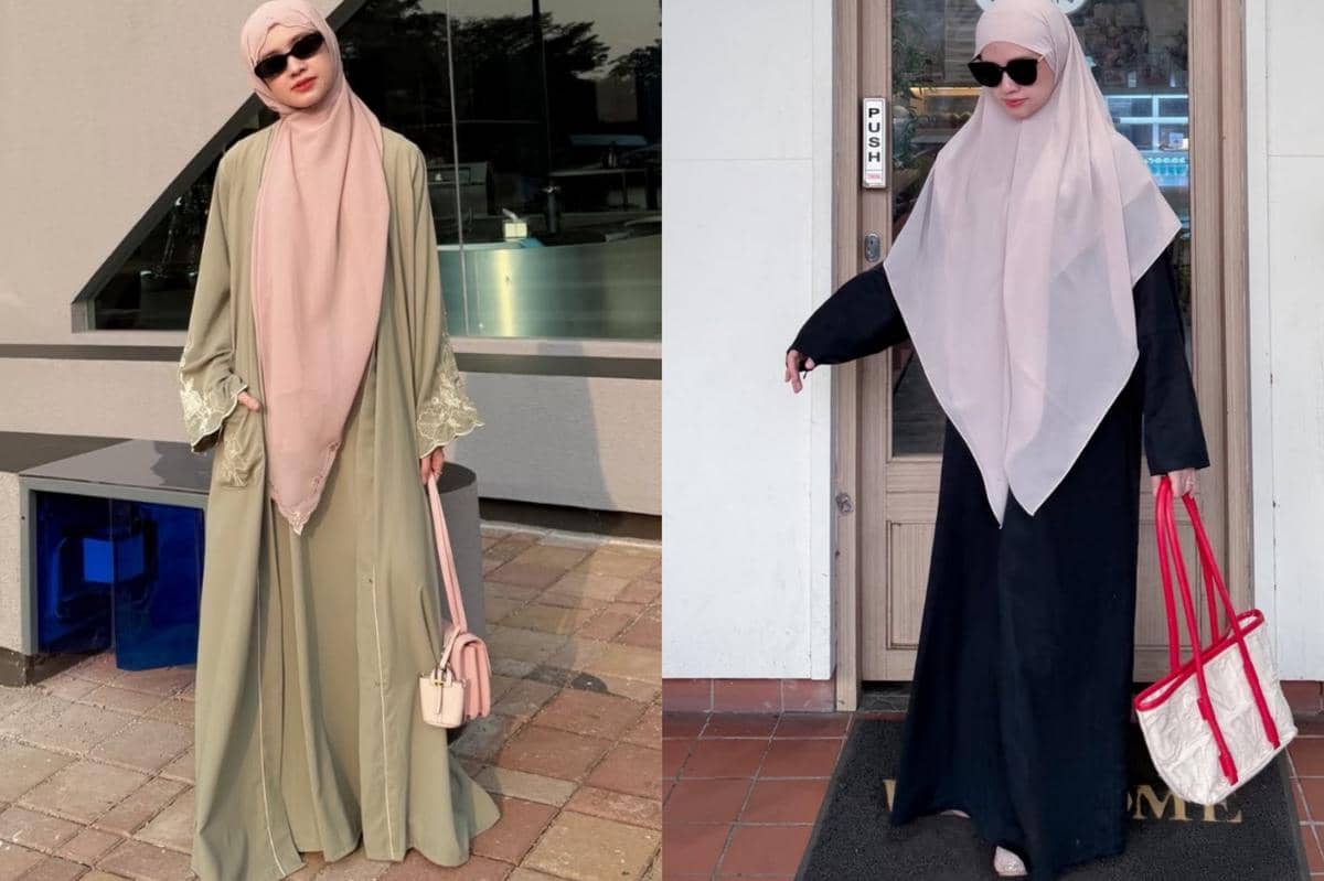 7 Ide Outfit Pakai Abaya ala Adinda Amira, Cocok buat Hangout!