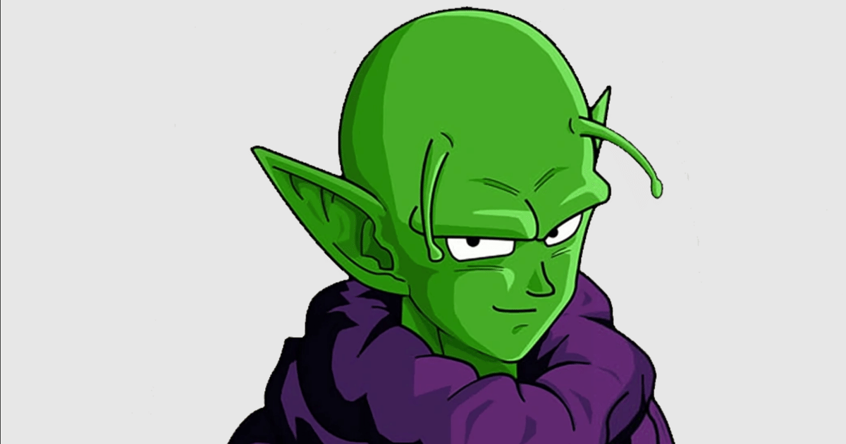 Dende, karakter Namekian dari Dragon Ball Z, berdiri sebagai pengganti Kami dalam ilustrasi resmi seri tersebut.