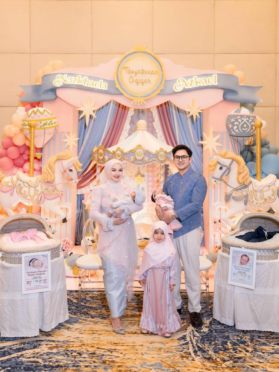 Gaya Nanda Arsyinta di Akikah Anak Kembarnya (instagram.com/nandaarsynt)
