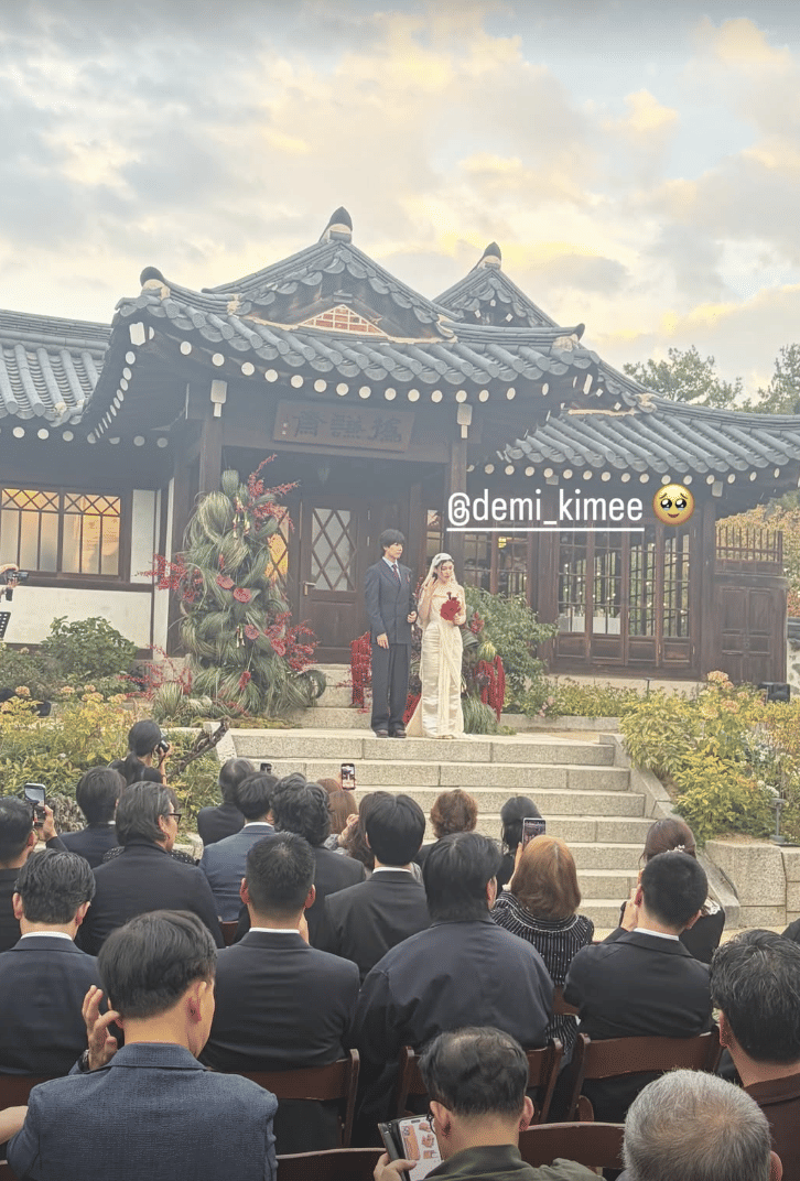 Momen pernikahan aktris Kim Yong Ji dalam unggahan yang dibagikan melalui akun Instagram pribadinya, @ggonekim.