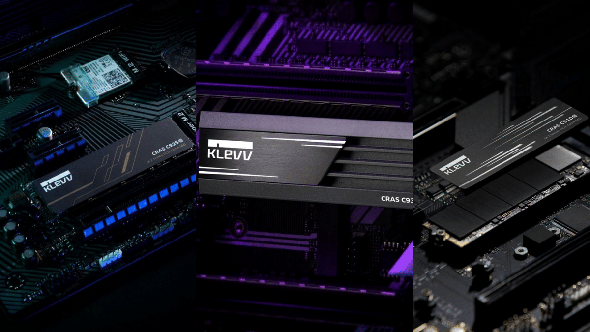 KLEVV Perkenalkan SSD PCIe Gen4 CRAS C930, C925G, dan C910G!