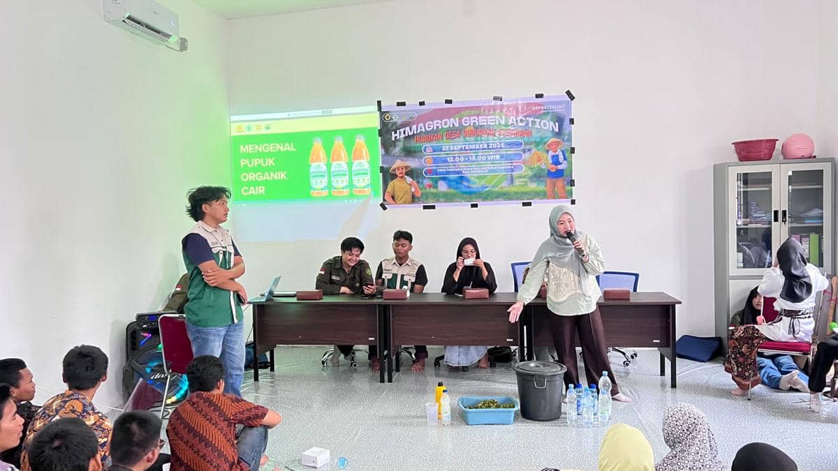  HIMAGRON Unsri Edukasi Pertanian Organik untuk Warga Ogan Ilir