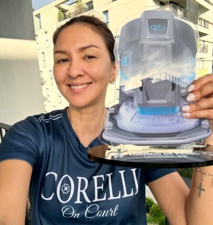 Donna Agnesia menang turnamen padel kategori F6 di Braga