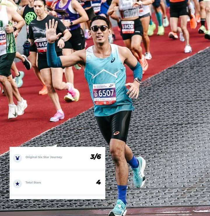 Daffa Wardhana ikut Chicago Marathon 2026