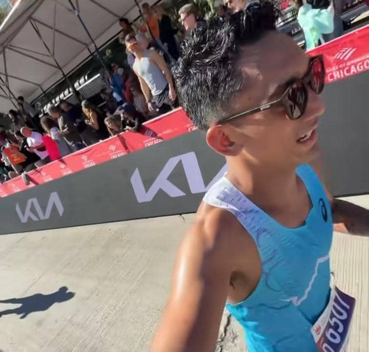 Daffa Wardhana ikut Chicago Marathon 2026
