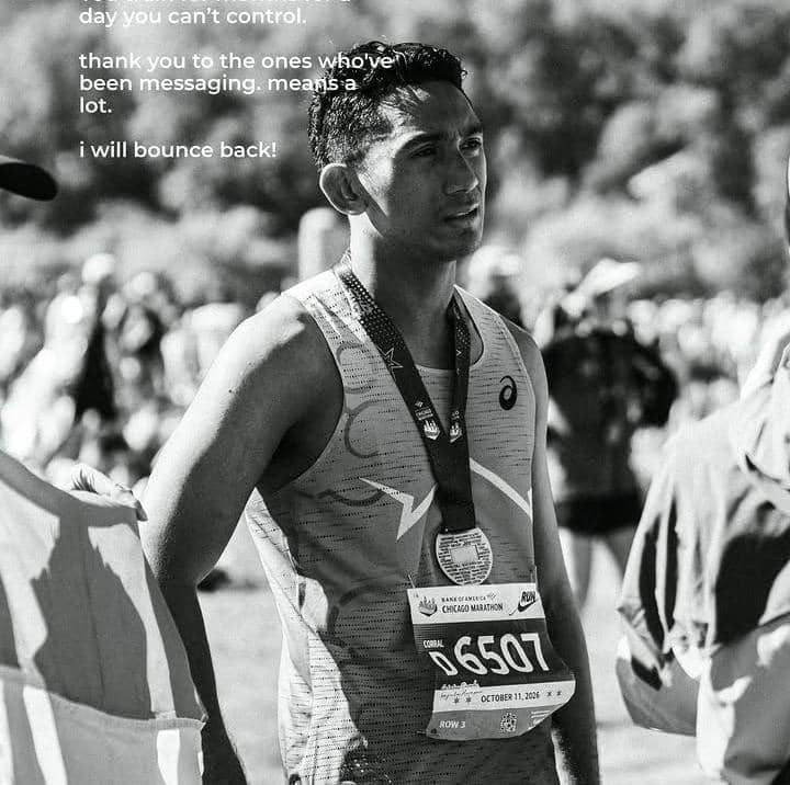 Daffa Wardhana ikut Chicago Marathon 2026