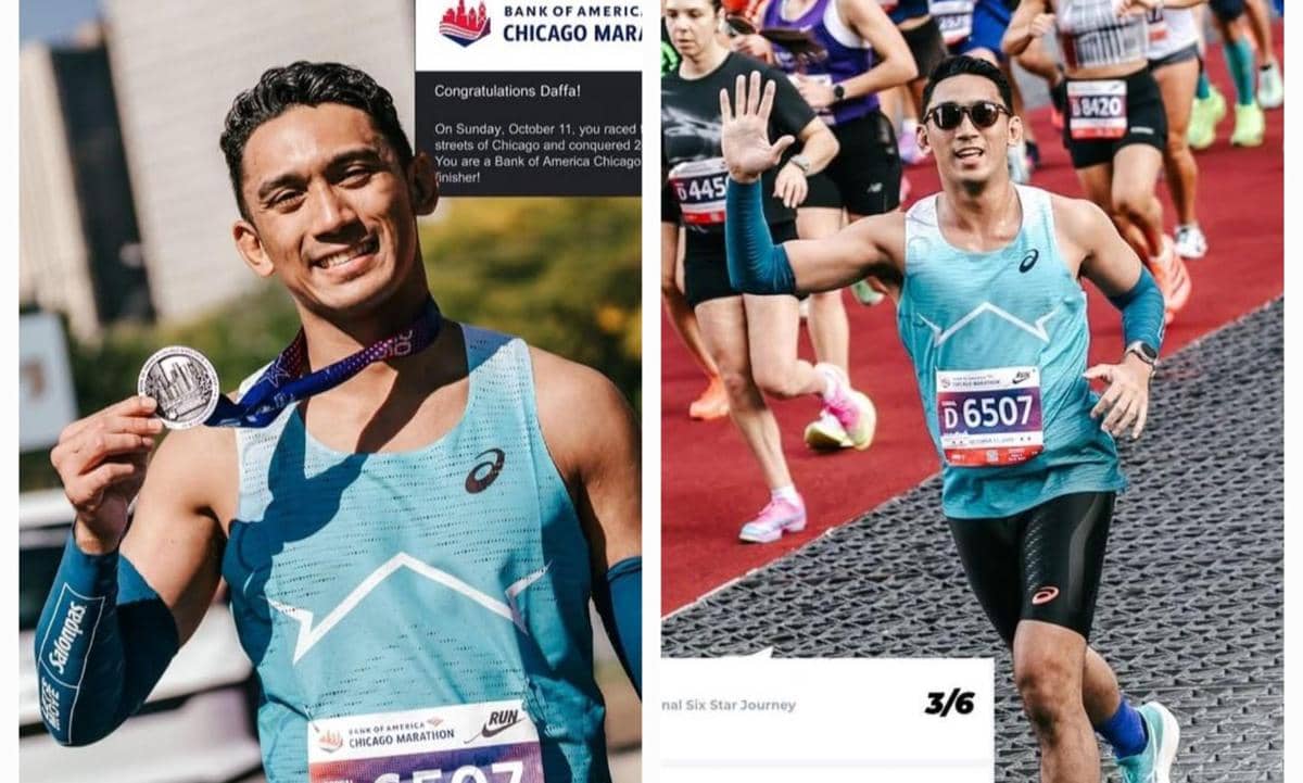 Daffa Wardhana Ikut Chicago Marathon 2026, Happy dan Kecewa