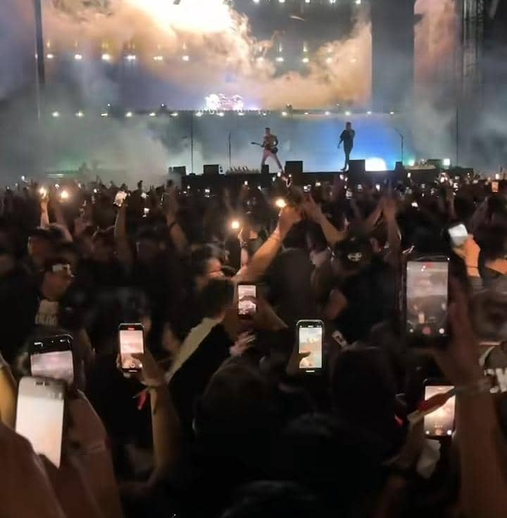 Vincent Kosasih nonton konser Avenged Sevenfold di JIS