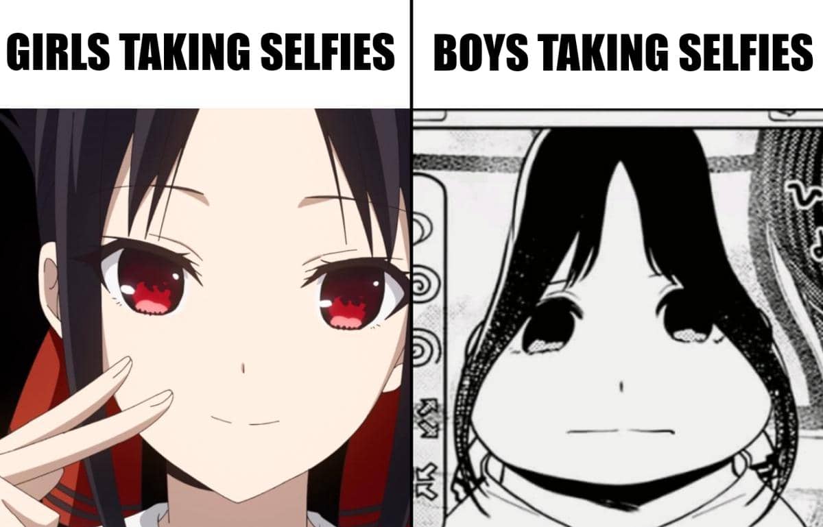 8 Meme Anime tentang Selfie, Gak Sesuai Ekspektasi