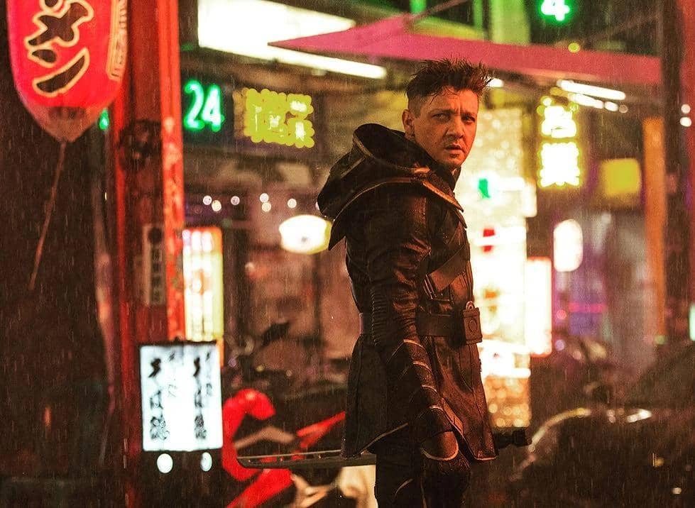 Jeremy Renner sebagai Clint Barton alias Hawkeye dalam film Avengers: Endgame produksi Marvel Studios.