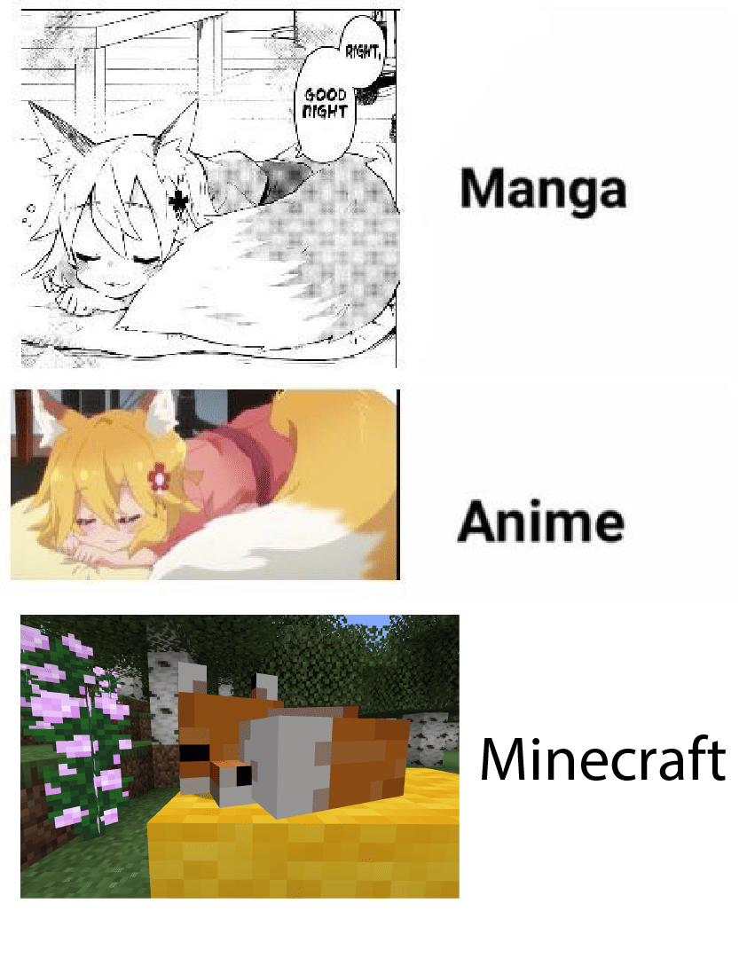 meme karakter anime cewek rubah
