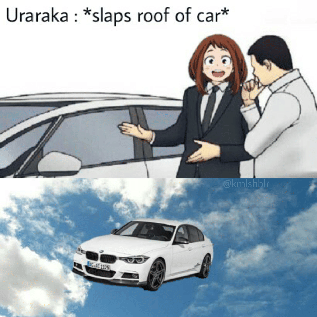 meme anime tentang salesman