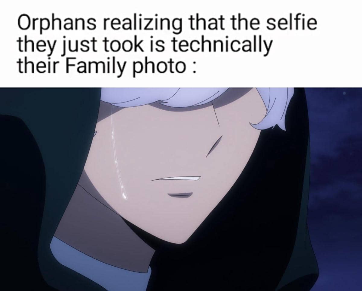 meme anime tentang selfie