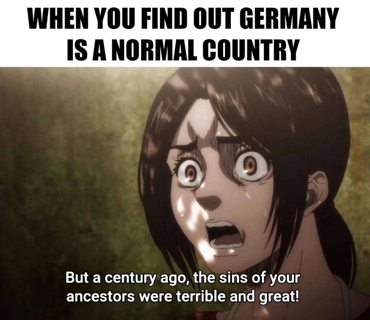 meme anime tentang nenek moyang